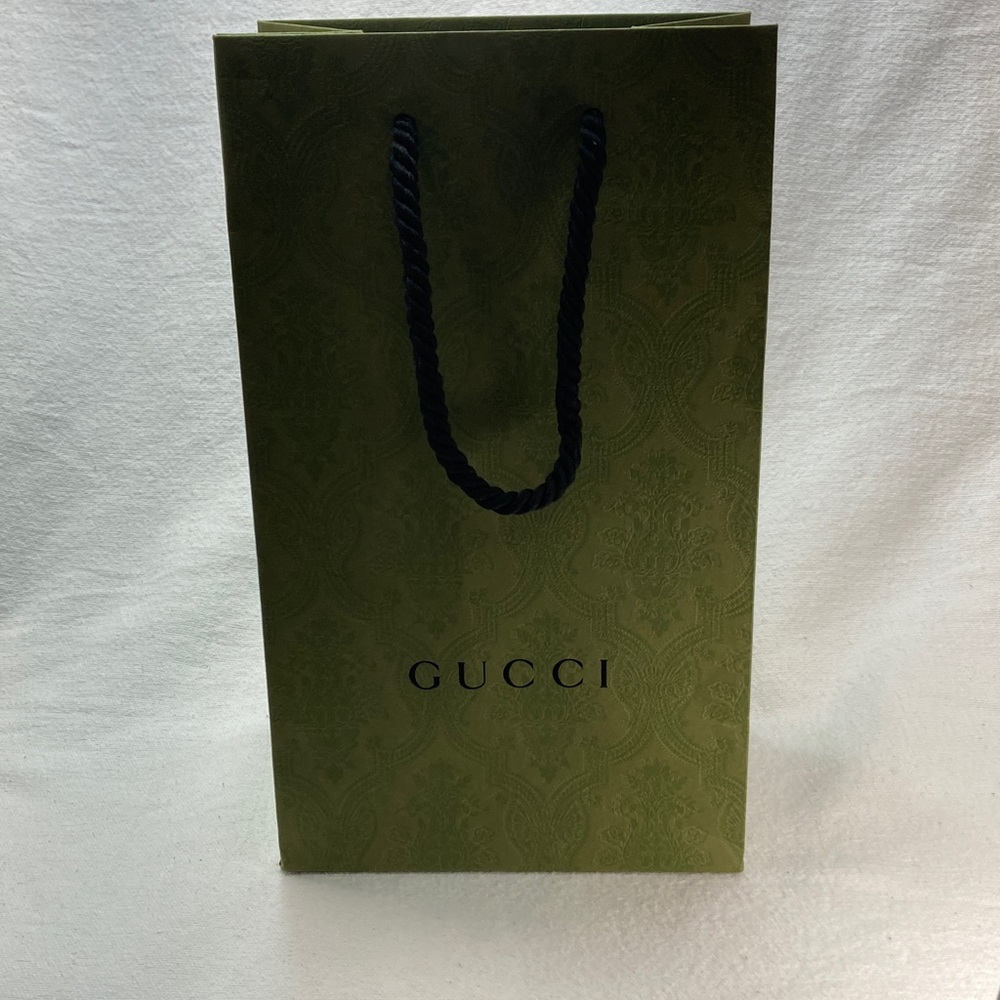 Gucci Olive Green Patterned Bag Small